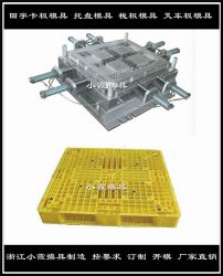 台州模具厂平板注塑垫板模具 双面托盘模具 1210大型注塑地台板模具